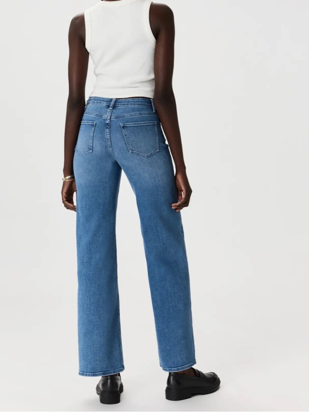 Quince Bella Stretch Wide Leg Jeans - Picture 4 of 7
